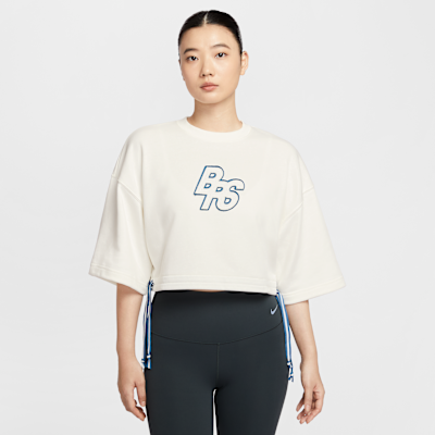 トップス NKNIT Nike Sportswear Phoenix Fleece Women's Short-Sleeve Cropped French